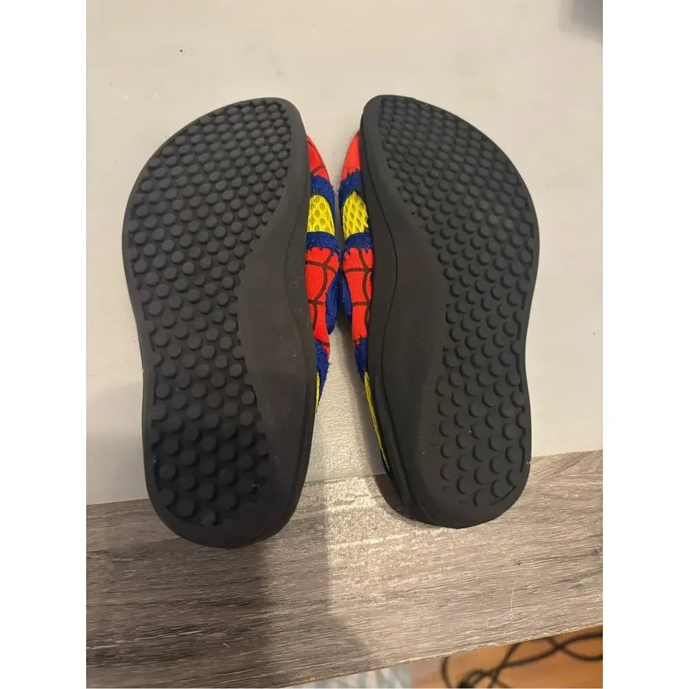 The Disney Store Kids Red & Blue Spider-Man Character Slip-On size 8
